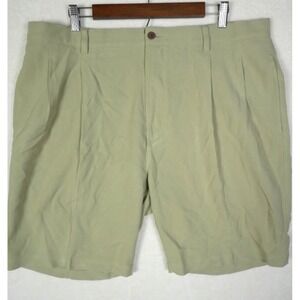 Tommy Bahama Shorts Men's Size 40 9" Beige Relax Fit 100% Silk Chino Golf Casual